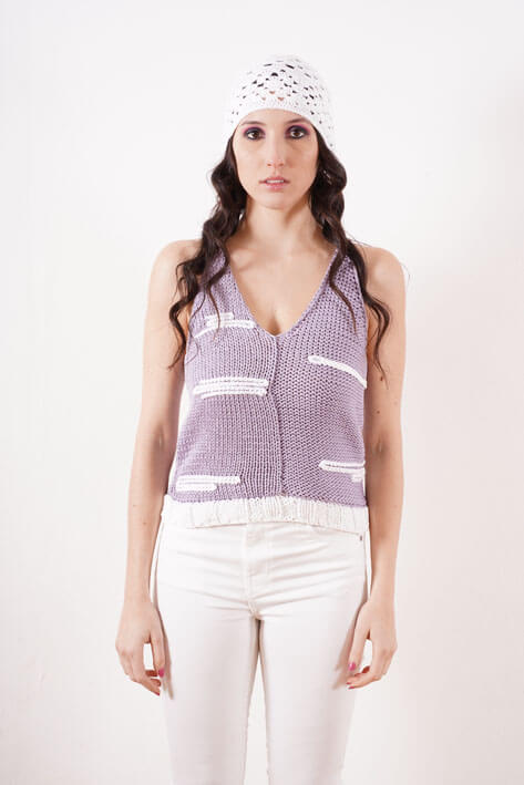 Tricot à Porter Spot tank top