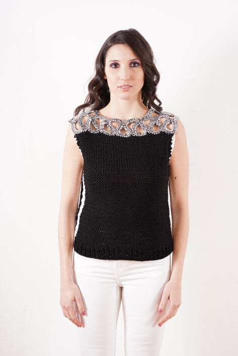 Tricot à Porter Squiggle top