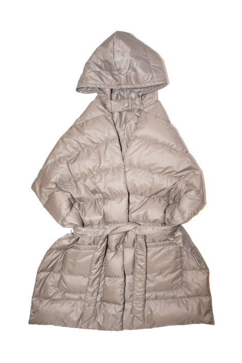 Tricot à Porter Stola Piumino Con Cappuccio