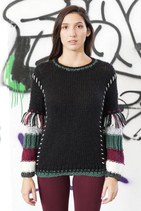 Tricot à Porter Stripe sleeves