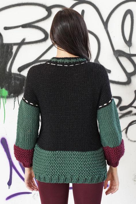 Tricot à Porter Sweater Bicolor