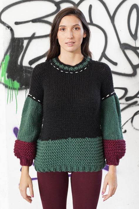 Tricot à Porter Sweater bicolor