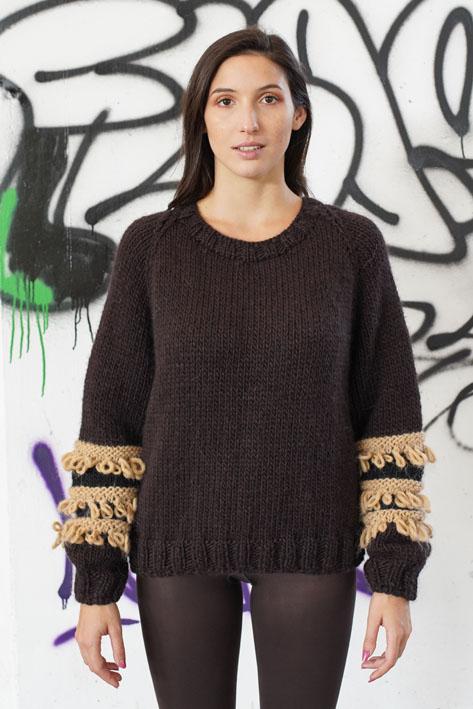 Tricot à Porter Sweater sleeves fringe