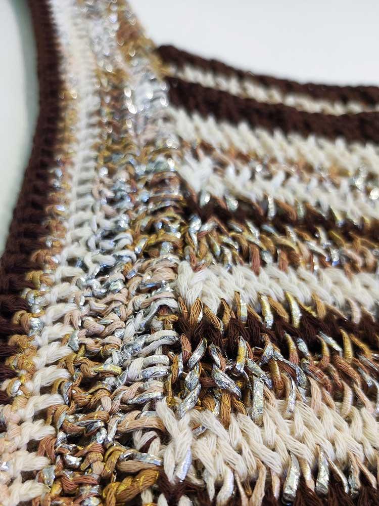 Tricot à Porter TOP RIGHE CROCHET