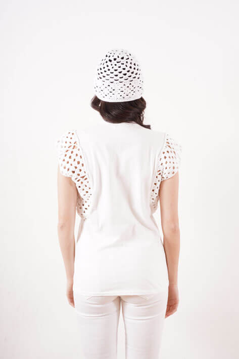 Tricot à Porter White Wings