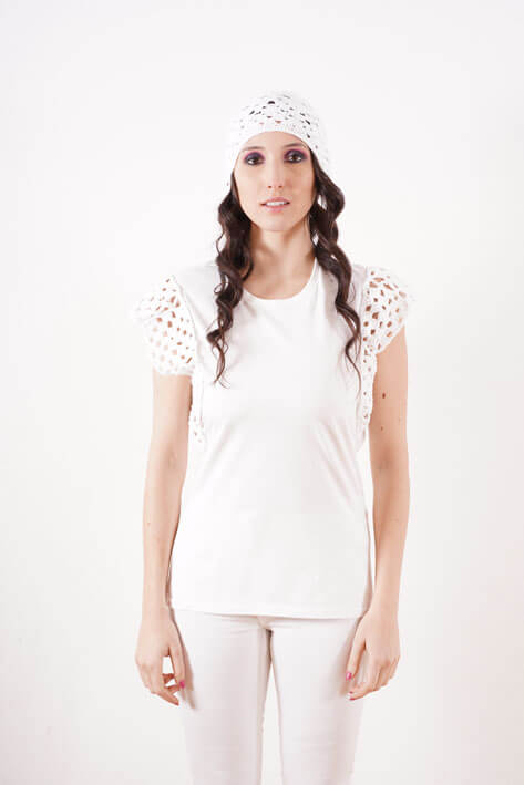 Tricot à Porter White wings