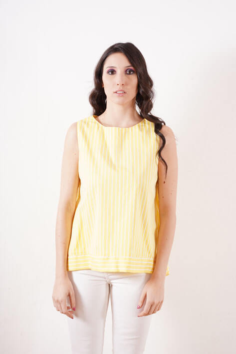 Tricot à Porter Yellow camisole