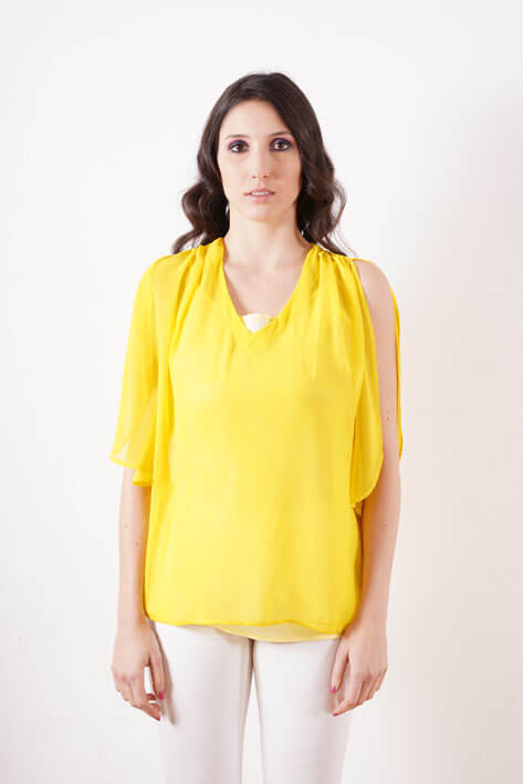 Tricot à Porter Yellow silk