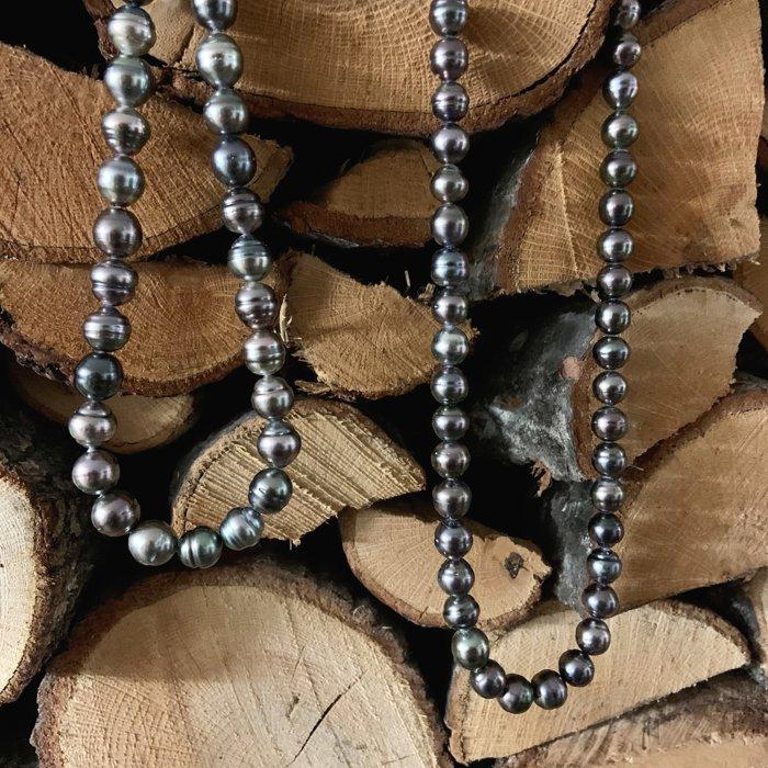 Trimi Gioielli Collana Artigianale Con Perle Di Tahiti