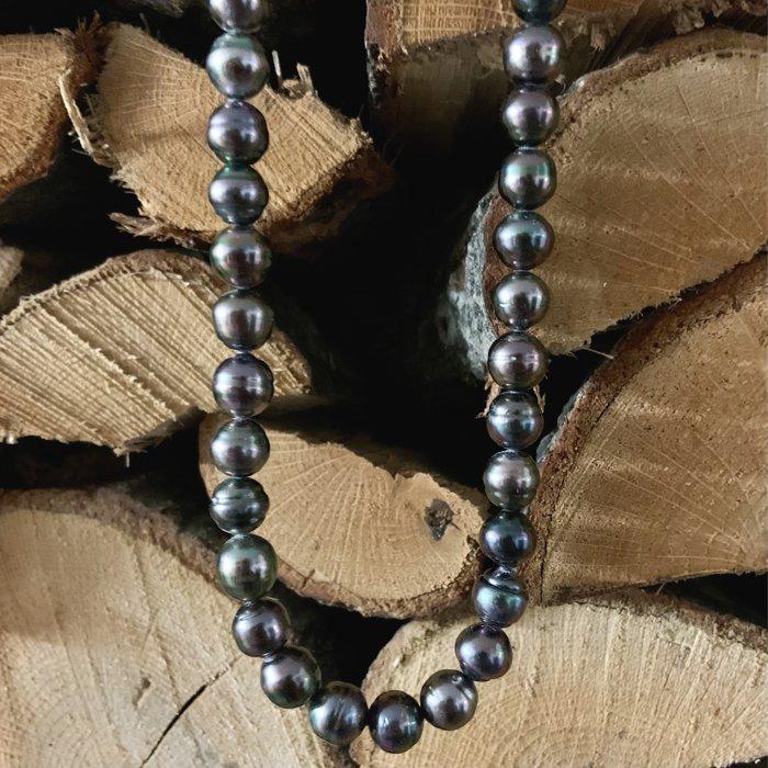 Trimi Gioielli Collana artigianale con perle di Tahiti