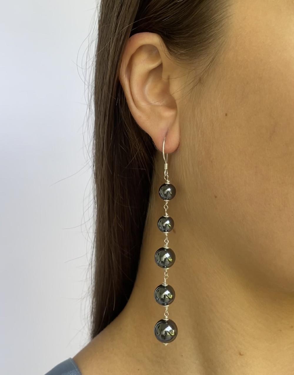 Trimi Gioielli Orecchini Artigianali Con Ematite – Amore