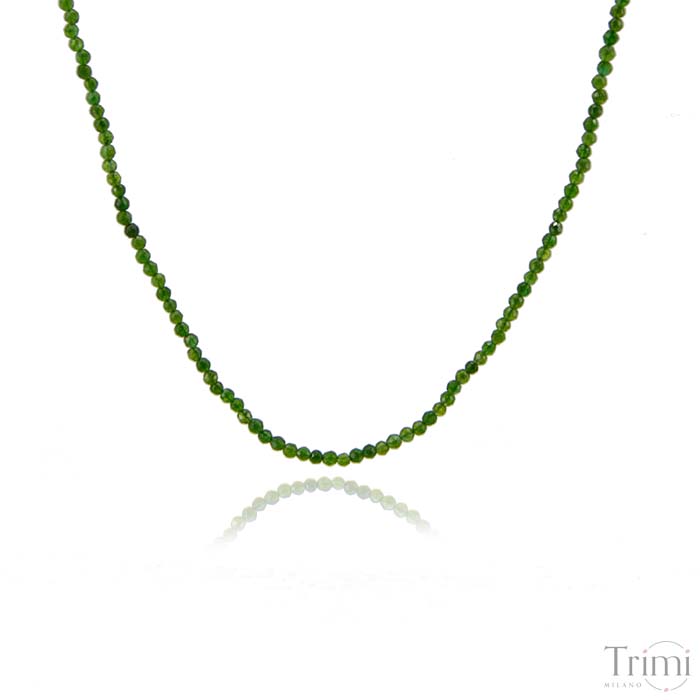 Trimi Gioielli Collana con agata verde