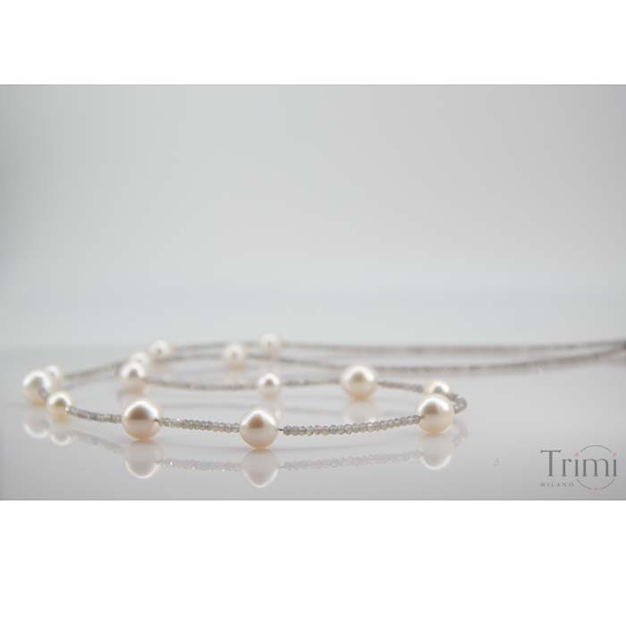Trimi Gioielli Collana Con Perle Australiane