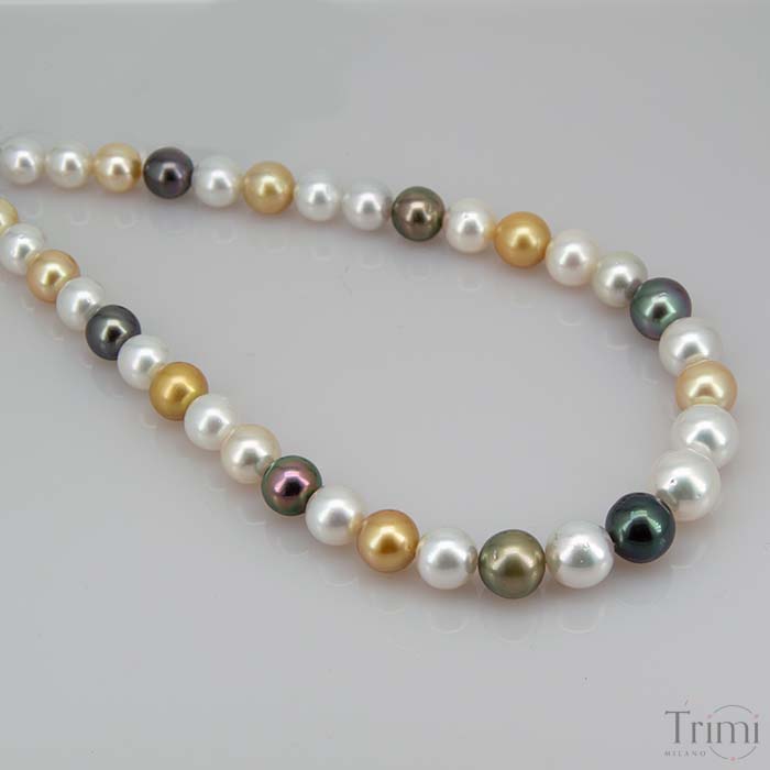 Trimi Gioielli Collana Con Perle Dei Mari Del Sud