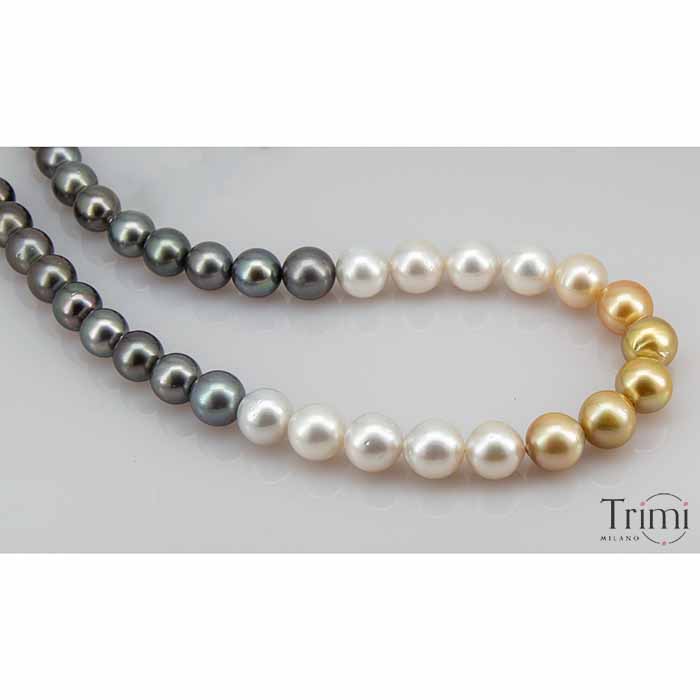 Trimi Gioielli Collana Con Perle Dei Mari Del Sud