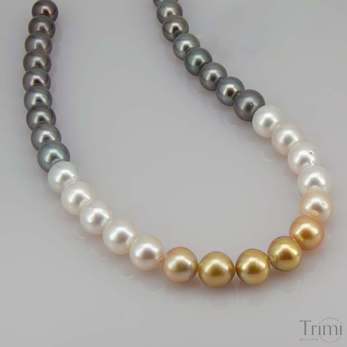 Trimi Gioielli Collana Con Perle Dei Mari Del Sud