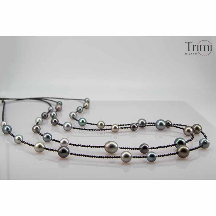 Trimi Gioielli Collana Con Perle Di Tahiti