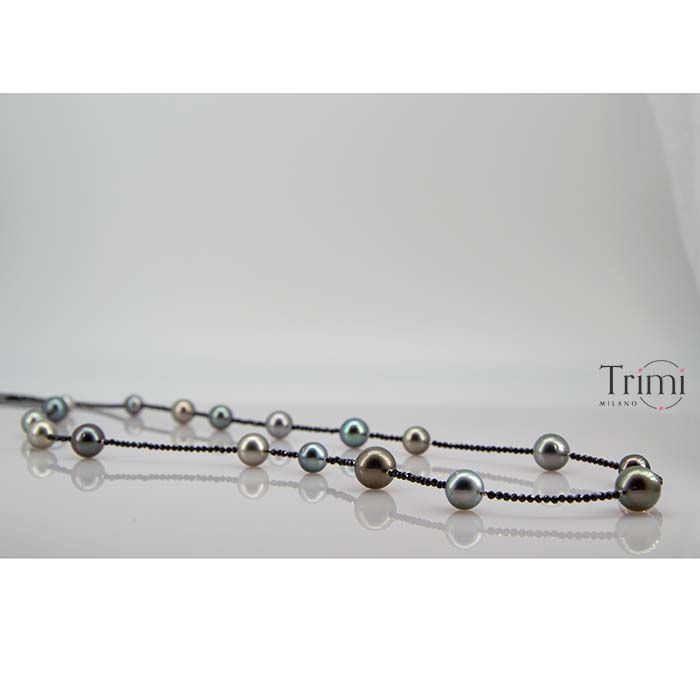 Trimi Gioielli Collana Con Perle Di Tahiti