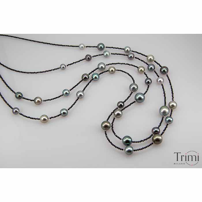 Trimi Gioielli Collana Con Perle Di Tahiti