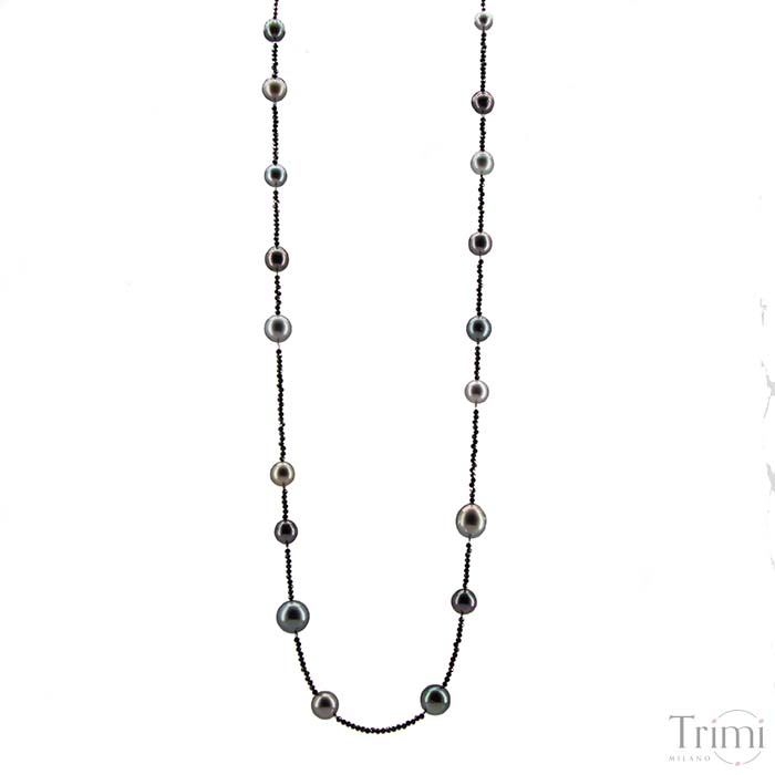 Trimi Gioielli Collana con perle di Tahiti