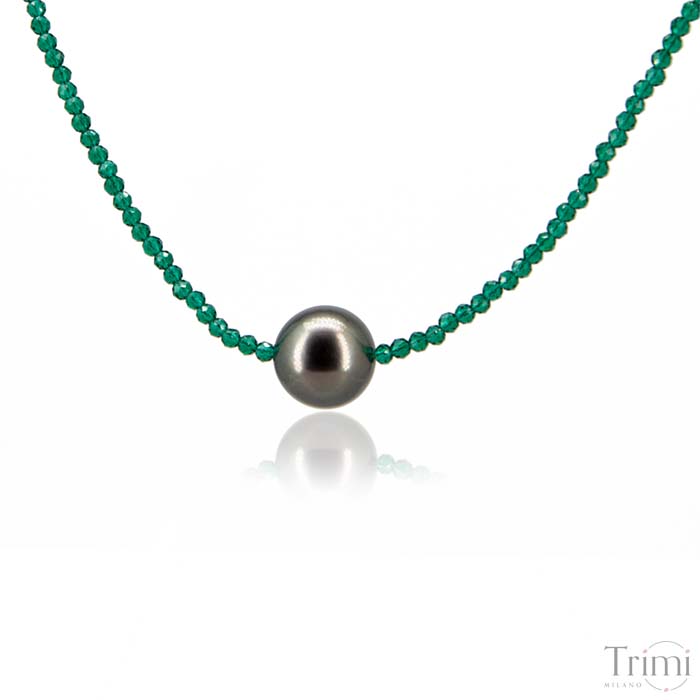 Trimi Gioielli Collana Tahiti Verde