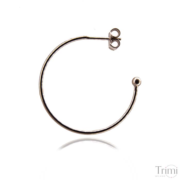 Trimi Gioielli Orecchino a cerchio in argento