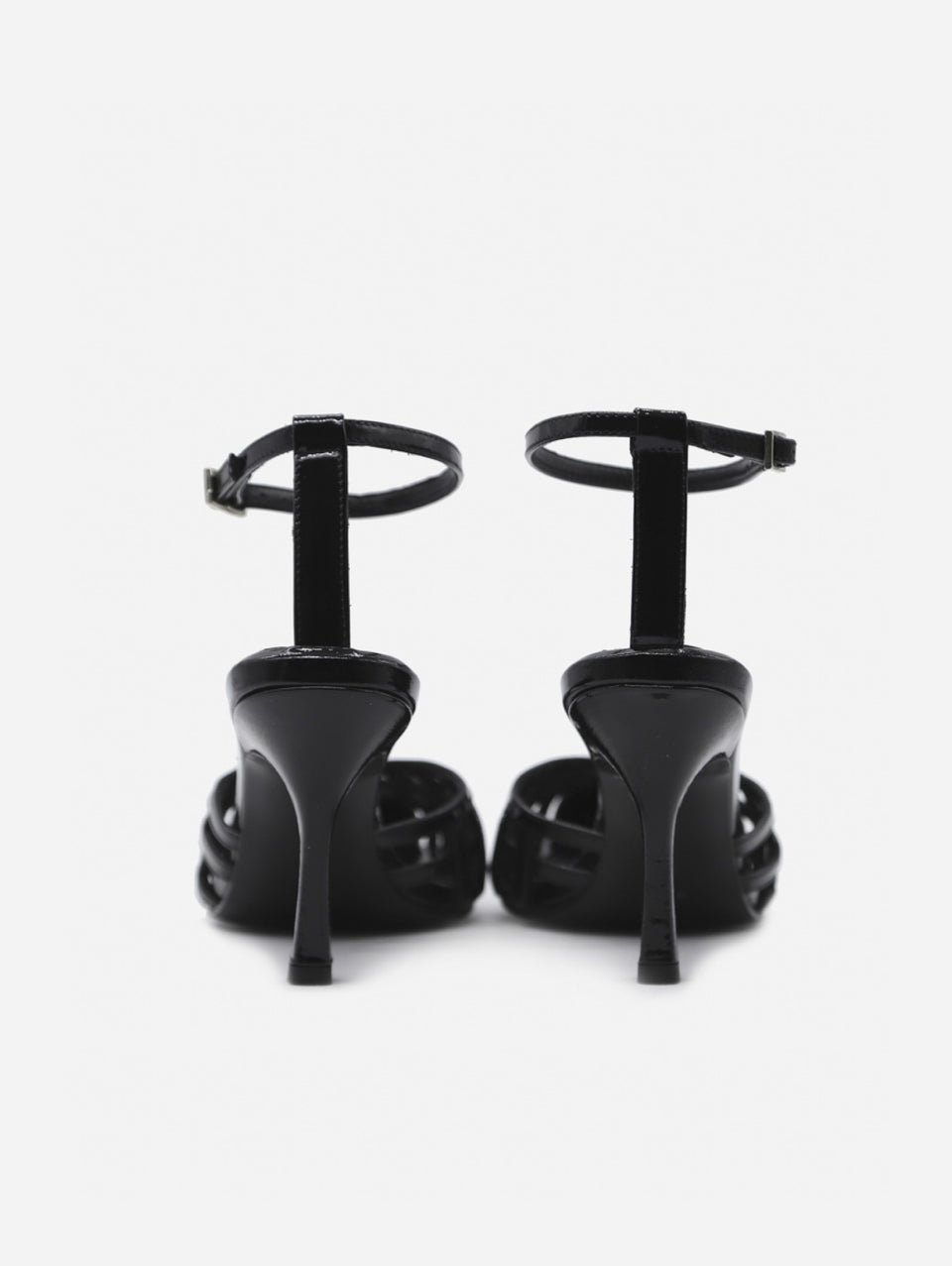 ALDO CASTAGNA Sandali In Pelle Intrecciata Nero