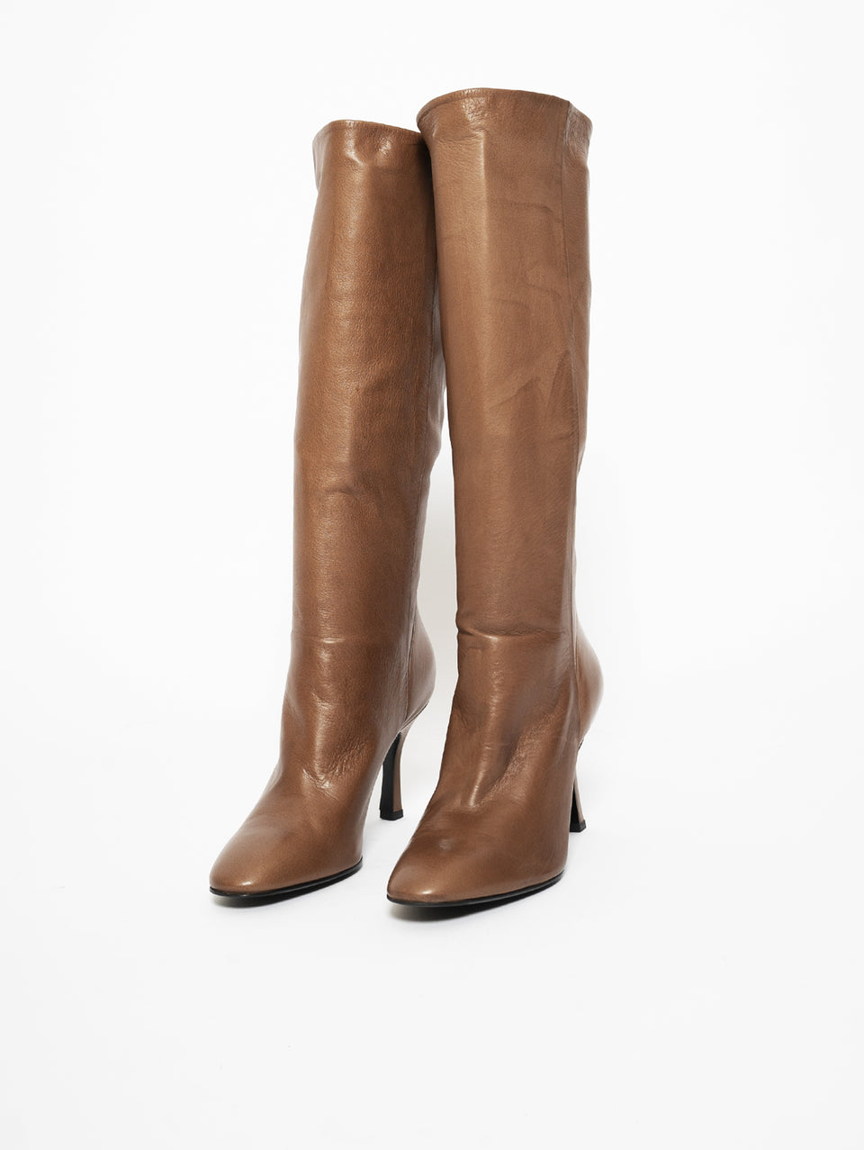 ALDO CASTAGNA Stivale Alto In Nappa Marrone