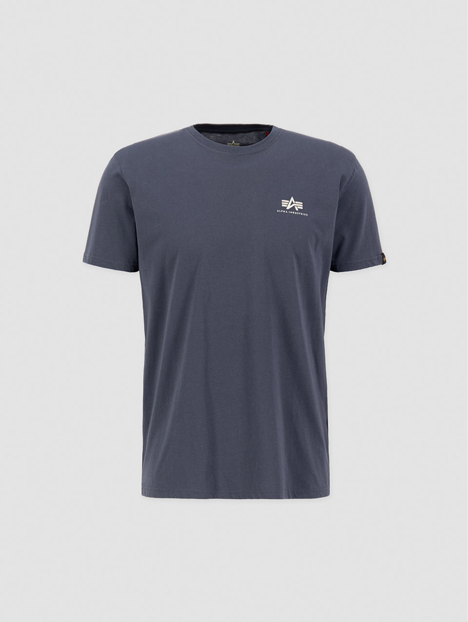 ALPHA INDUSTRIES T-shirt Con Logo Sul Petto Grigio