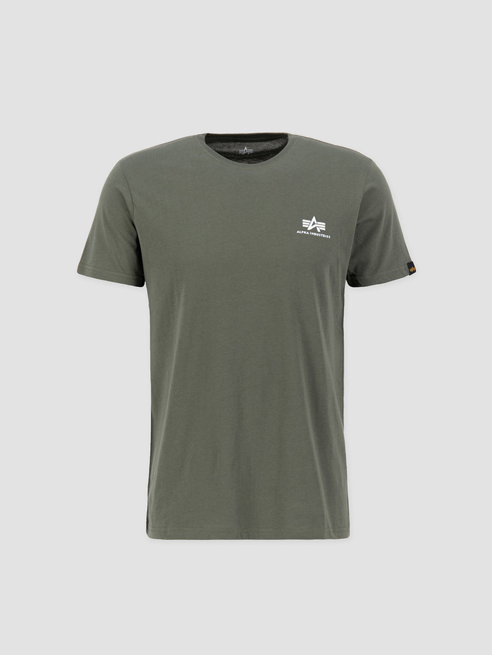 ALPHA INDUSTRIES T-shirt Con Logo Sul Petto Verde