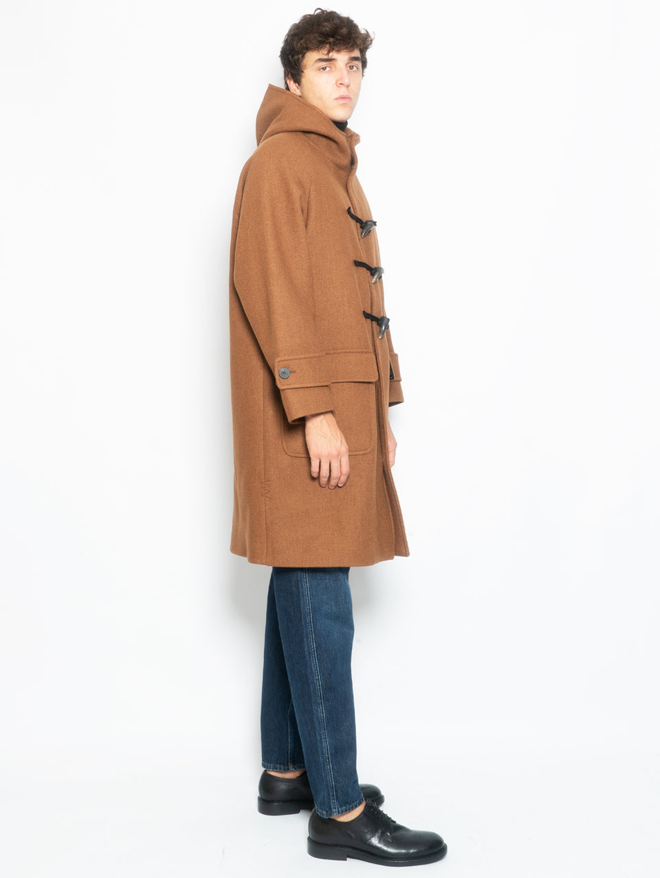 AMARANTO Cappotto Montgomery In Twill Biscotto