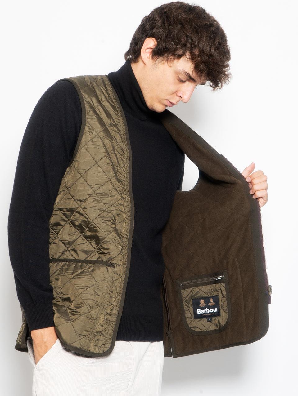 BARBOUR Gilet Trapuntato Polarquilt Verde