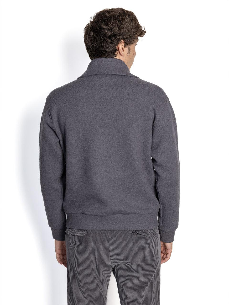 BARENA VENEZIA Bomber In Maglia Di Lana Malva