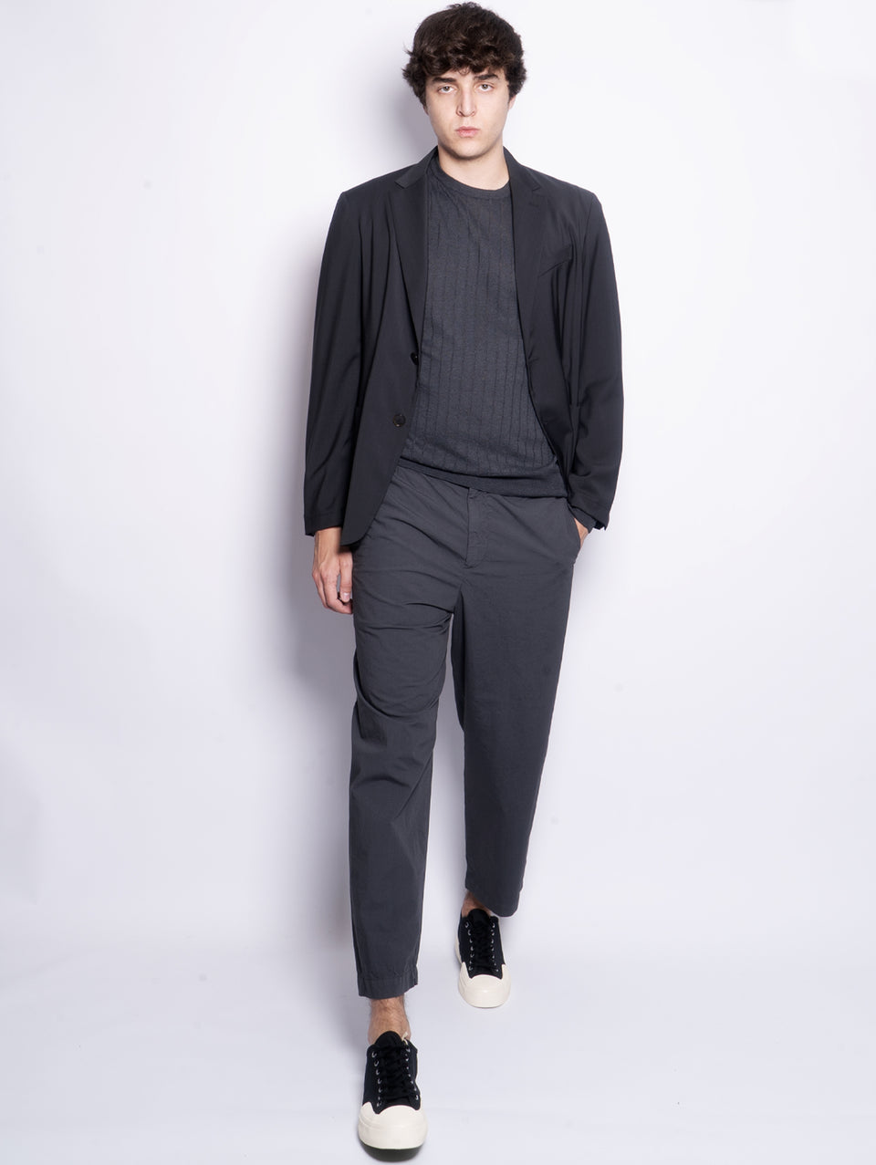 BARENA VENEZIA Giacca Borgo In Fresco Lana Piombo