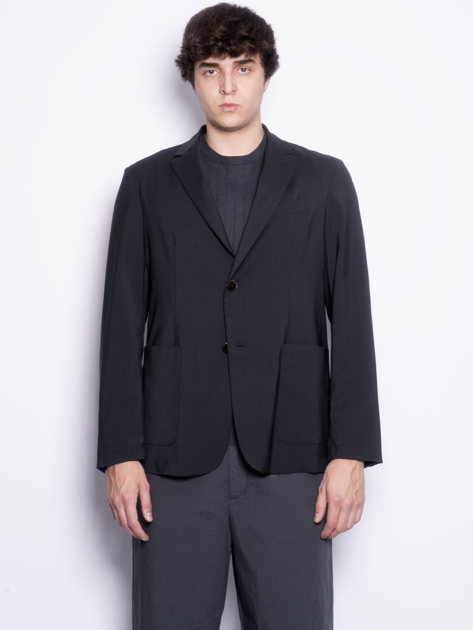 BARENA VENEZIA Giacca Borgo in Fresco Lana Piombo