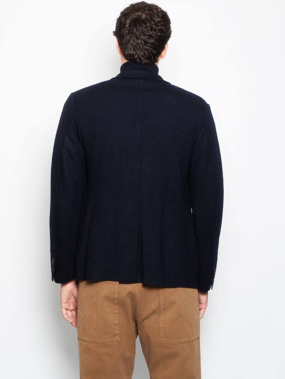 BARENA VENEZIA Giacca Slanegà In Panno Di Lana Blu