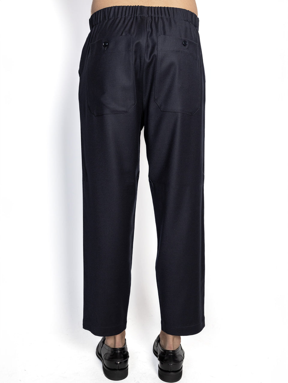 BARENA VENEZIA Pantaloni Jogger In Flanella Blu