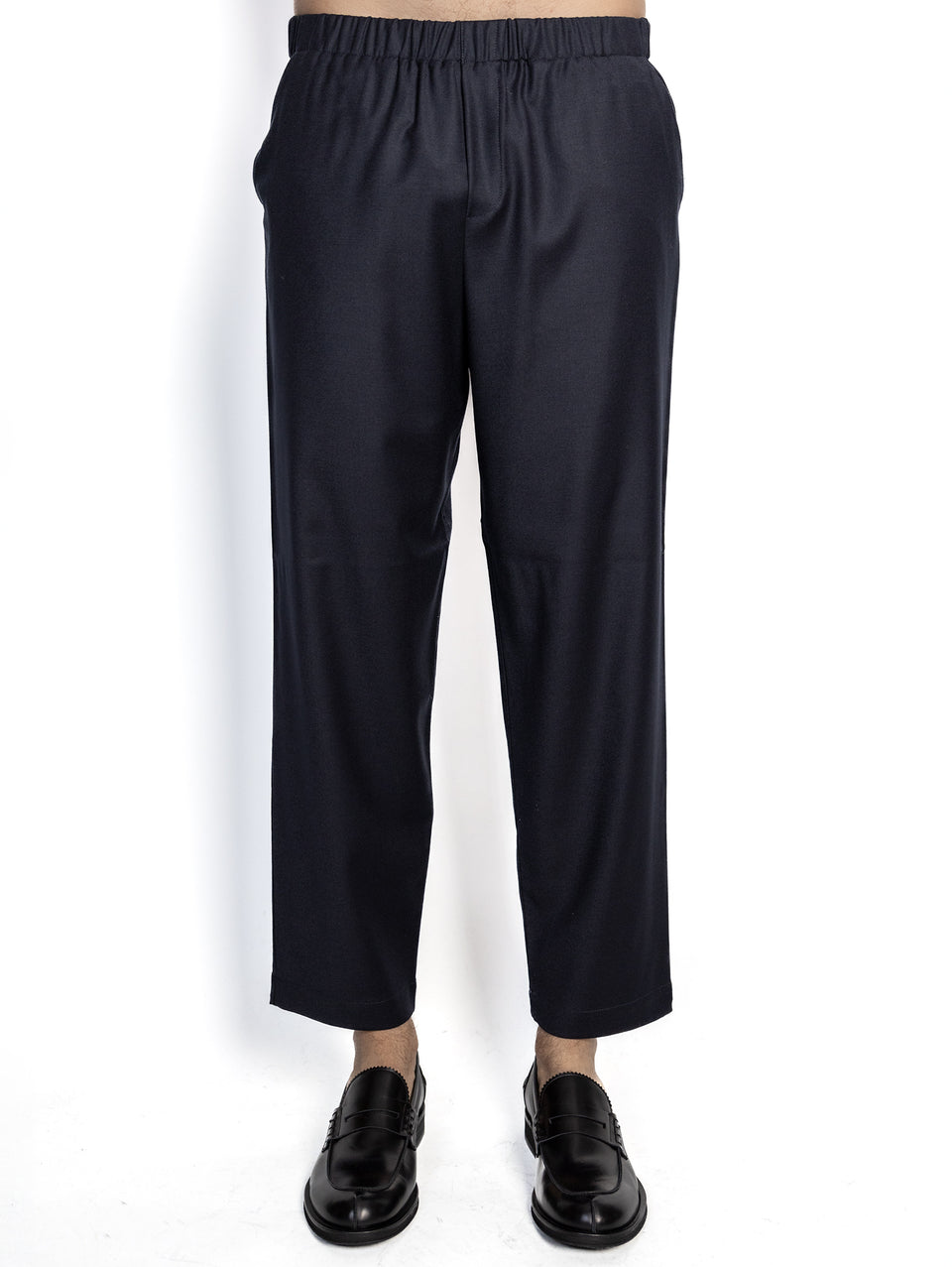 BARENA VENEZIA Pantaloni Jogger in Flanella Blu