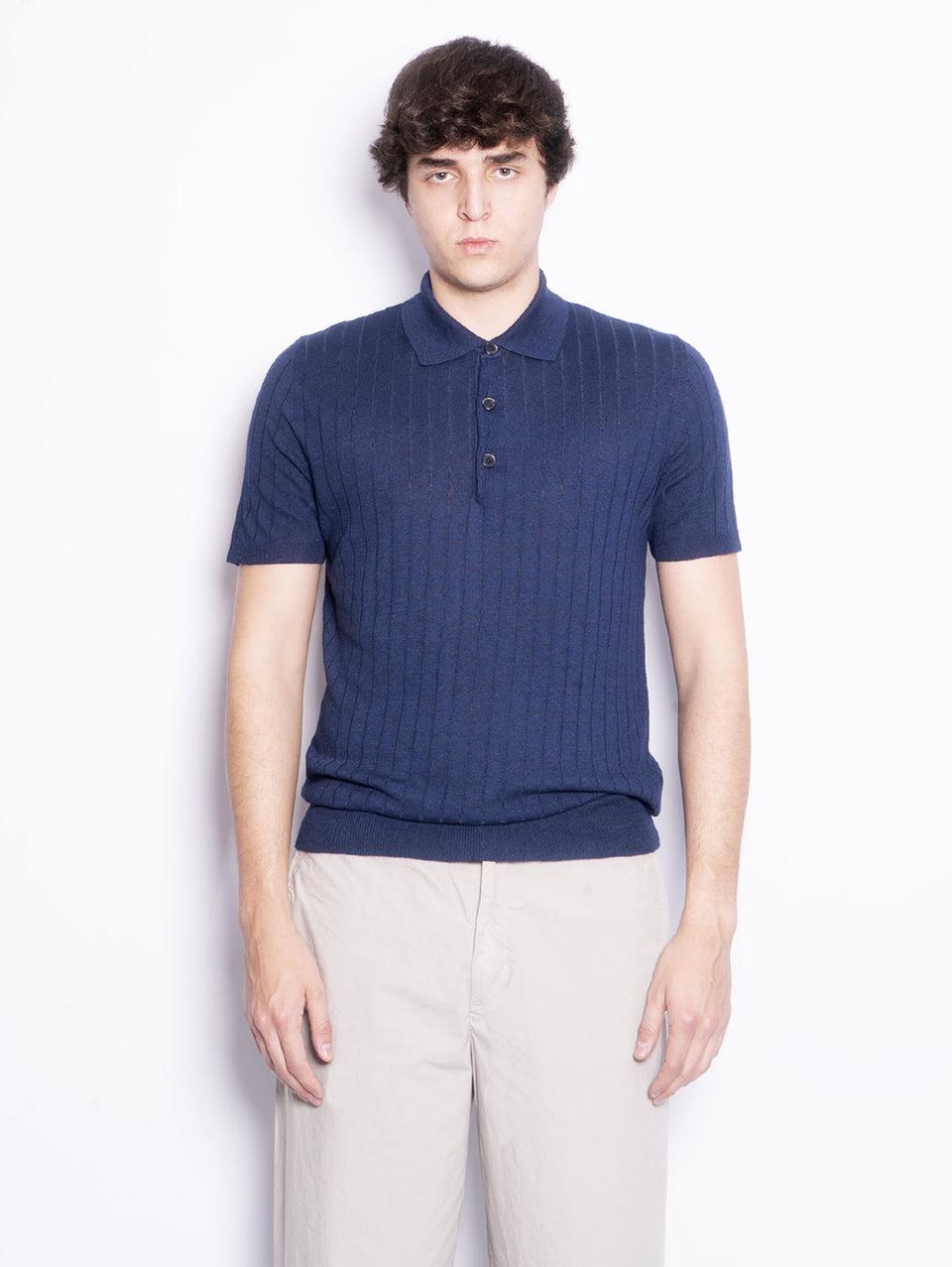 BARENA VENEZIA Polo a Coste Marco Blu