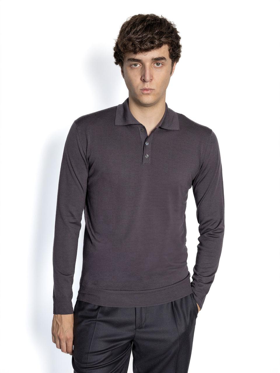 BARENA VENEZIA Polo in Maglia Malva