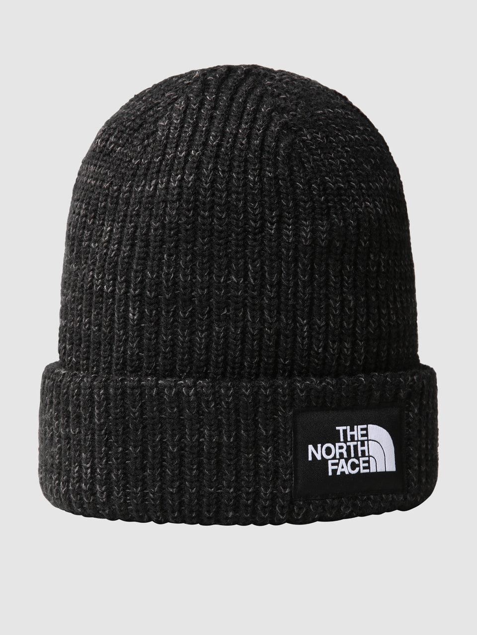 THE NORTH FACE Berretto in Maglia a Coste con Logo Nero