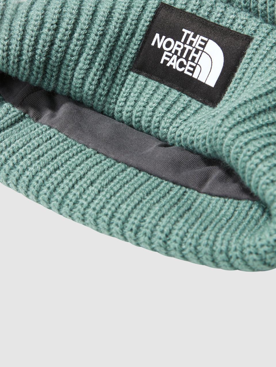 THE NORTH FACE Berretto In Maglia A Coste Con Logo Salvia