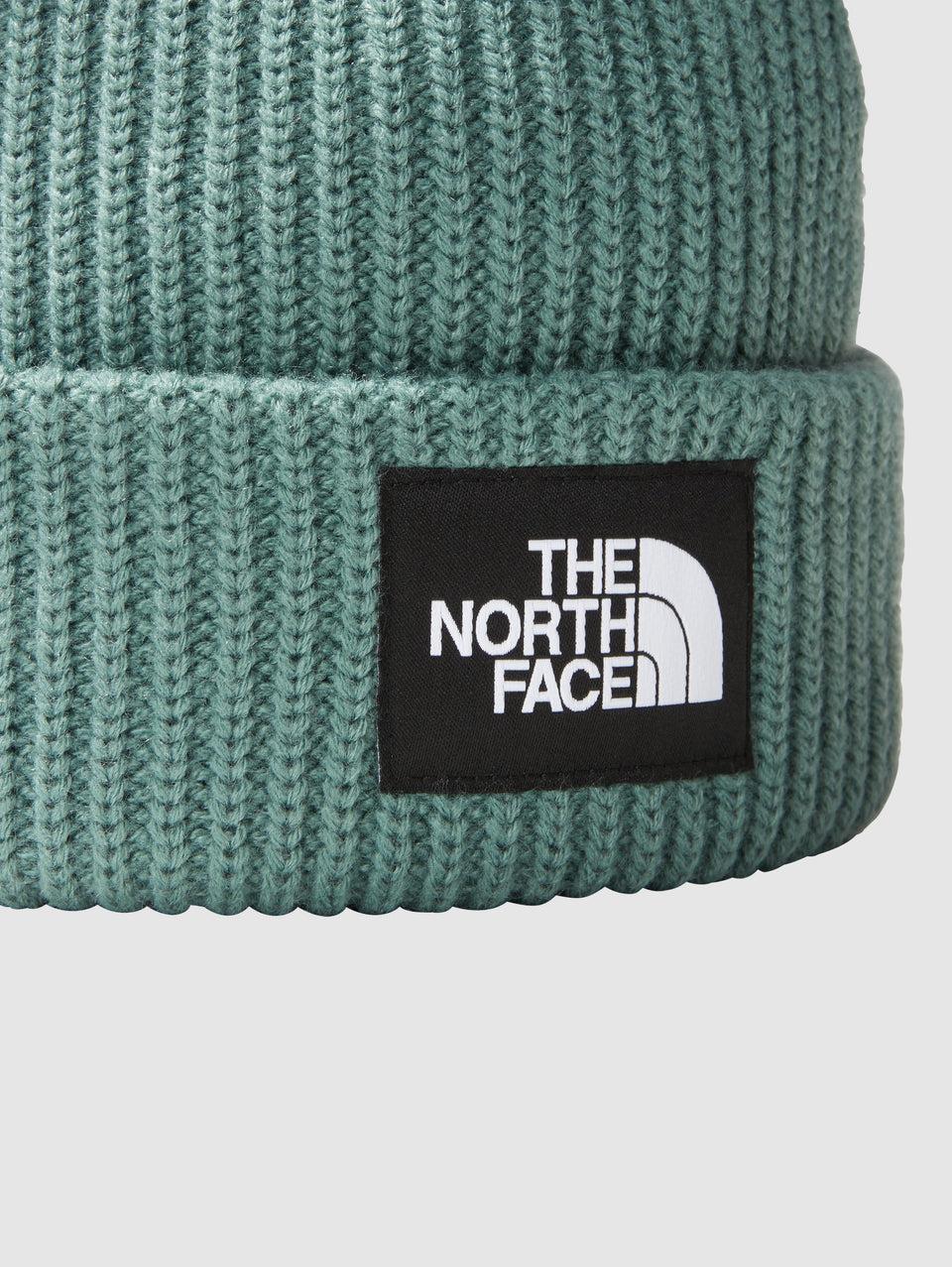 THE NORTH FACE Berretto In Maglia A Coste Con Logo Salvia