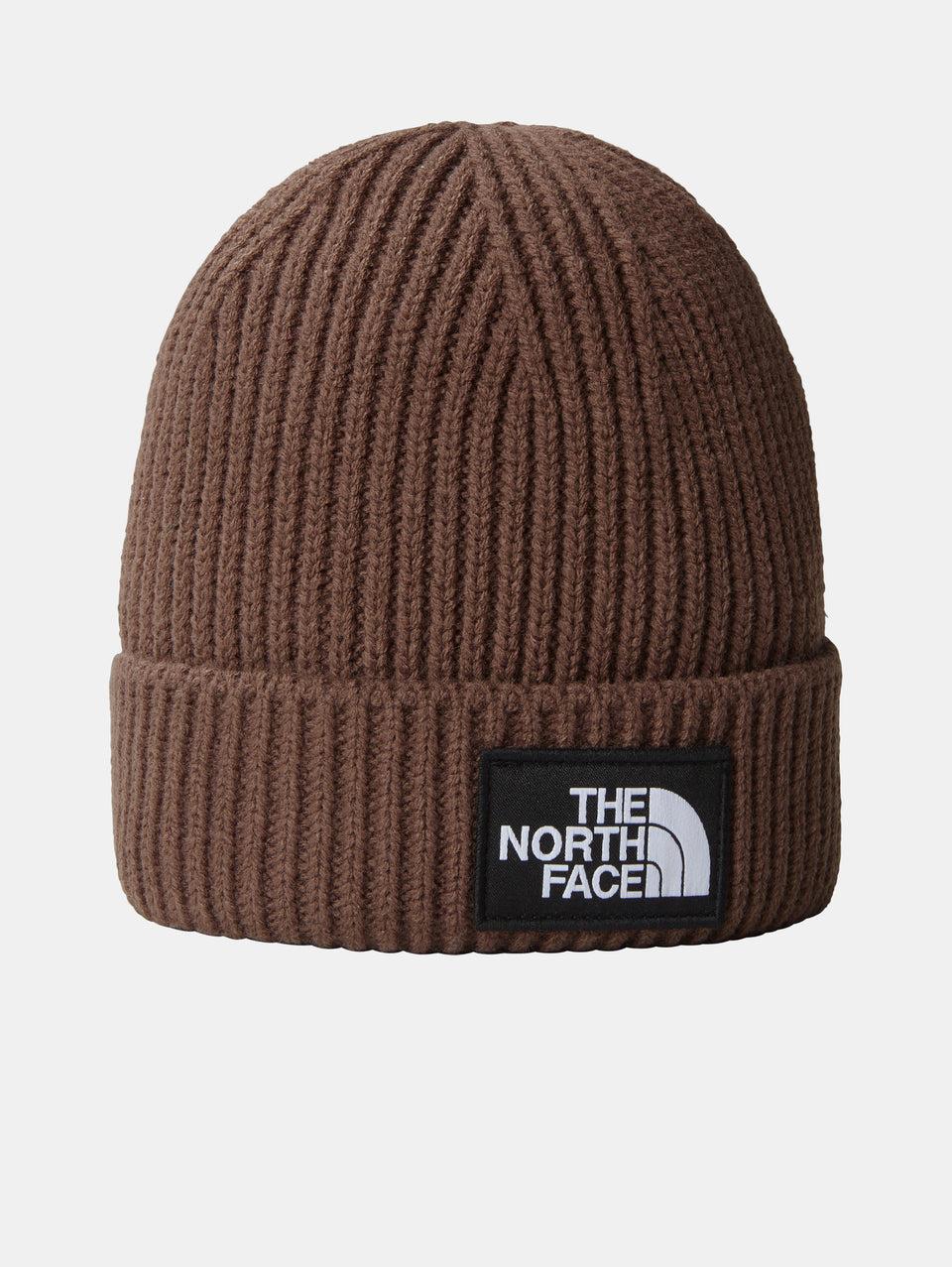 THE NORTH FACE Berretto in Maglia con Logo Frontale Marrone