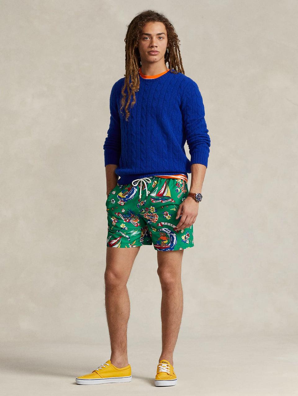 RALPH LAUREN Boxer Da Mare Polo Bear Tropicale Verde