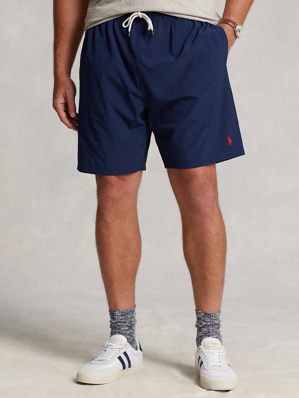 RALPH LAUREN Boxer Da Mare Tinta Unita Traveler Blu