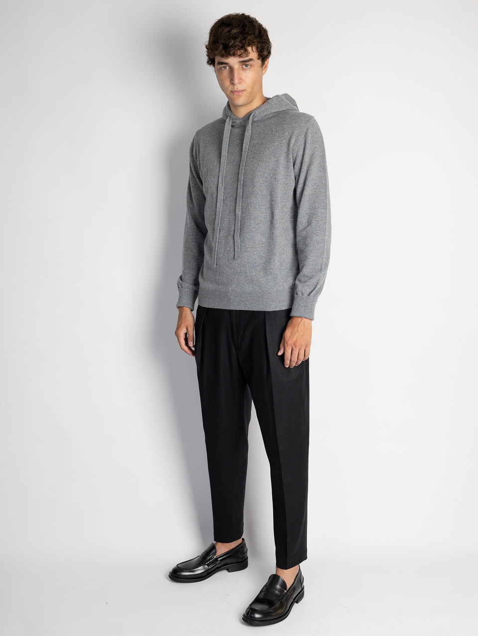 BRIGLIA 1949 Pantaloni In Flanella Con Pinces Nero