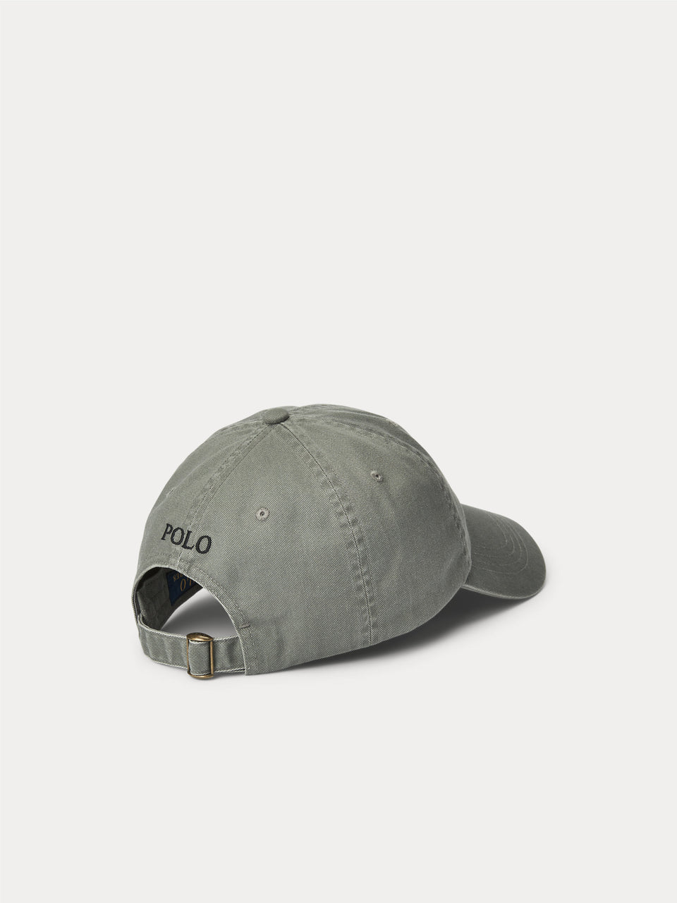 RALPH LAUREN Cappello Da Baseball In Chino Di Cotone Grigio