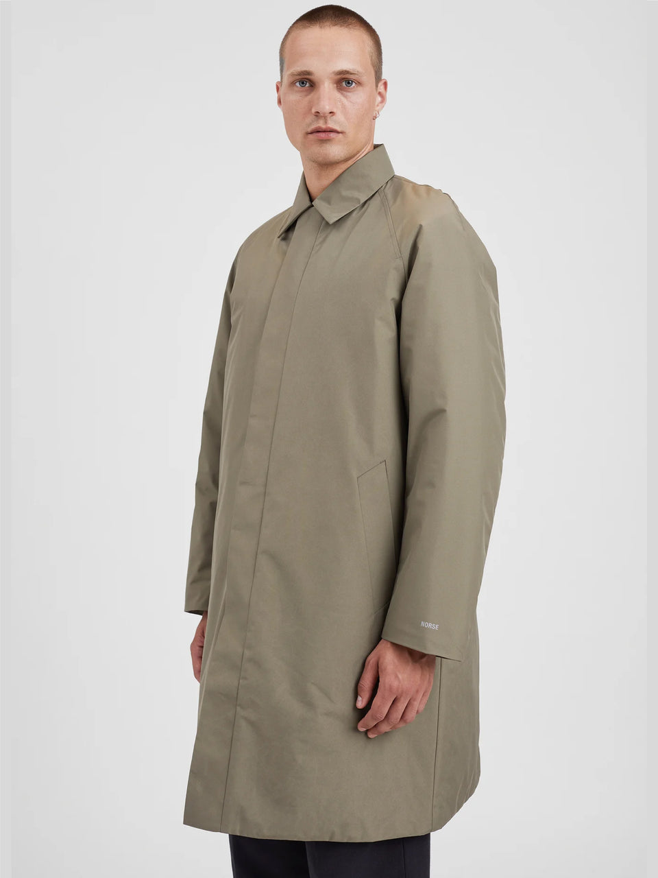 NORSE PROJECTS Cappotto Impermeabile In Membrana Verde