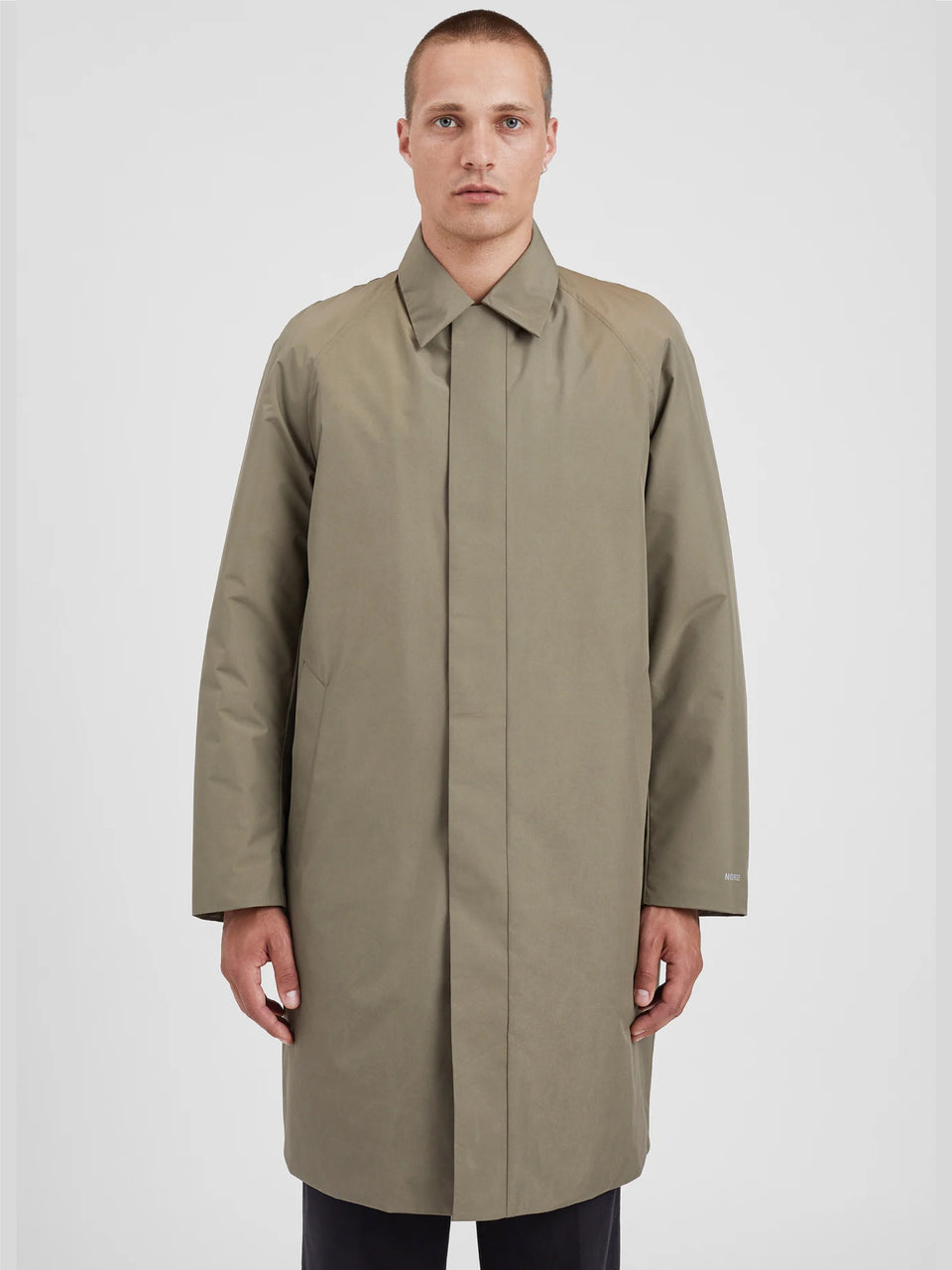 NORSE PROJECTS Cappotto Impermeabile in Membrana Verde